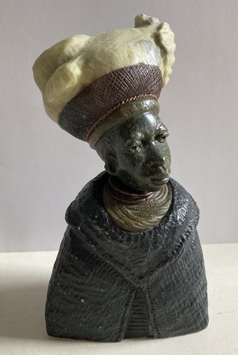 Vintage african tribal bust - vintage,