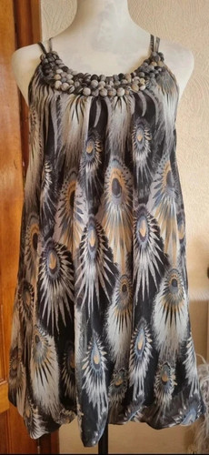 Paris feather print bubble - ax,