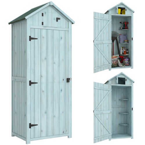 Outsunny wooden garden - garden, storage