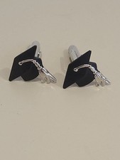 GRADUATION CAP CUFFLINKS Black