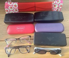 Selection Of Used Designer Glasses And Cases Cath Kidston Kylie Minogue Tommy