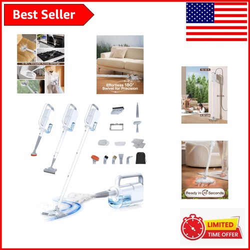 10s heated steam mop - heated, 350ml