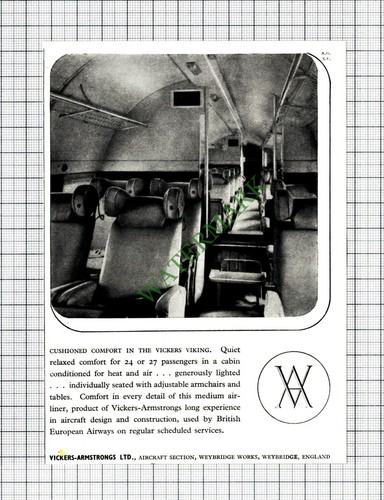 Vickers viking aeroplane - viking,