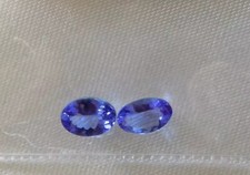 1.40ct Pair of Oval Cut Blue