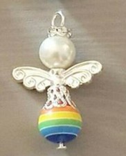 Guardian Angel Charms Keyring