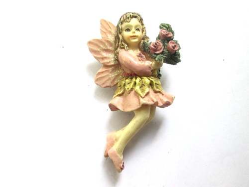 Vintage fairy angel brooch - angel,