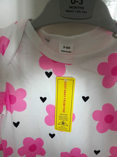 Girls footed babygrow - footed, 3-6