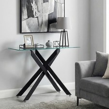 Glass Console Table Modern