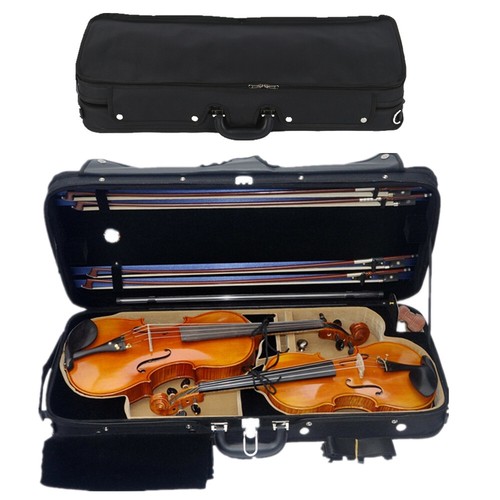 Double violin viola case - 4/4,
