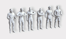 Diorama scale WW2 German U-boat crew - x6 sailors - Diorama  1/35, 1/72 or 1/32