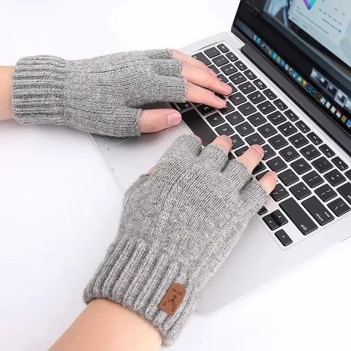Thermal fingerless gloves - fingerless,