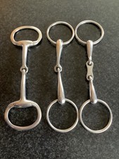 3 x Snaffle bits