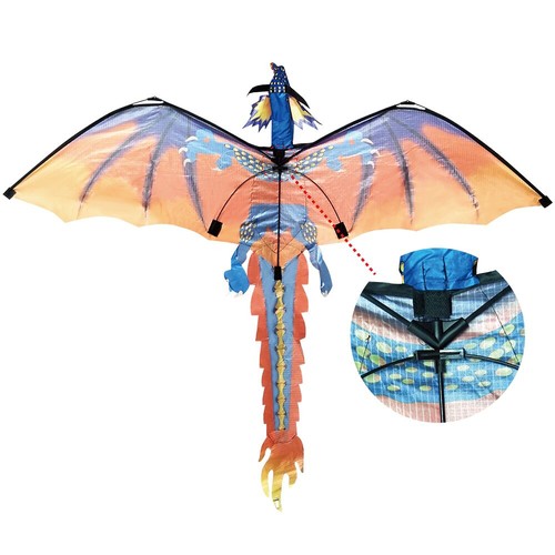 Dinosaur kite 120x140cm - 3d,