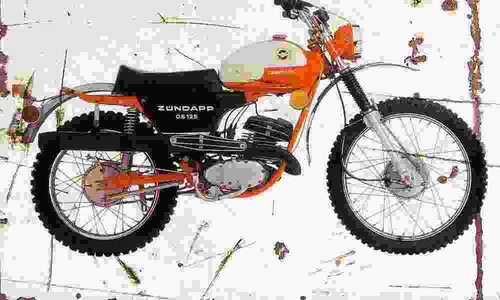 Zundapp gs125 1974 aged - gs125,