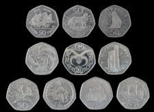 50p coin fifty pence - coin,