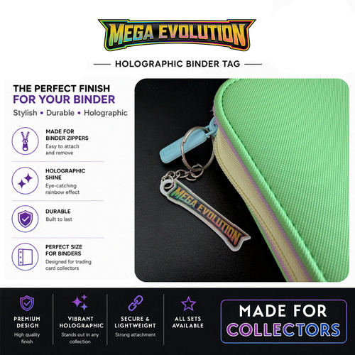 Pokemon binder tag keychains - pokemon,