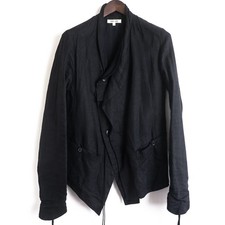 Used Damir doma Asymmetrical Linen Jacket Outer Mens Size 44 Very Rare Item