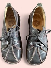 Vintage 90s Y2K Red Or Dead Lace Up Oxford Shoes Uk5 Retro Northern Soul