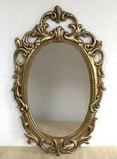 Large vintage ornate oval - large, wall