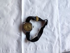 1920s Ladies Sepia & Silver Tone Early Wristwatch-John Cockburn Richmond-Running