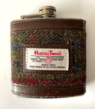 Harris Tweed Whisky Flask 6oz