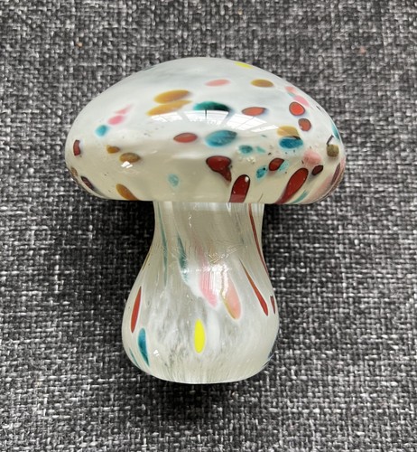 Mdina art glass mushroom - glass,