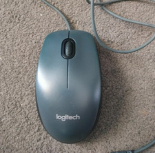 Logitech M90 USB Full Size Corded/Wired Mouse for PC