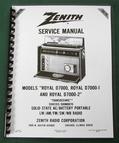 Zenith trans oceanic royal - zenith,
