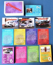 ELIMINATOR DRAG RACING DRAGSTER HOT ROD CARD GAME. Scarce.