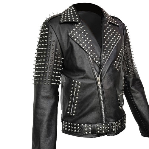 Handcrafted black real leather - handcrafted,