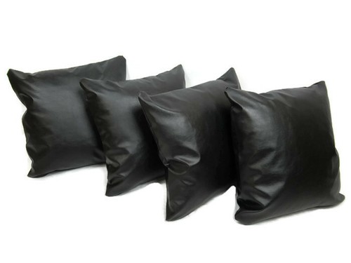 Cm black faux - 18"-,