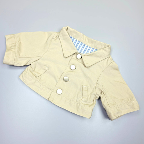 Bear factory beige - beige, collared