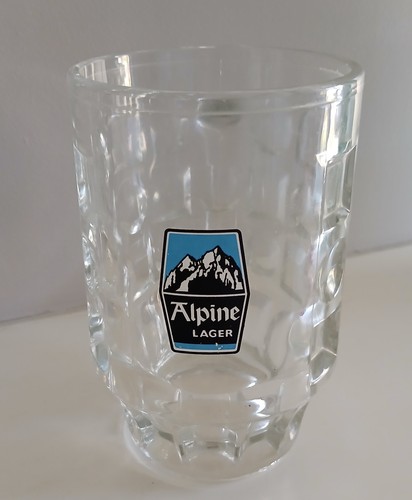 Alpine lager dimpled pint - lager,