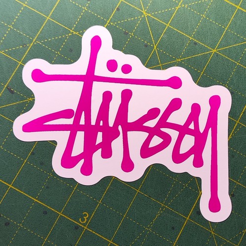 Stussy contour cut sticker - cut,