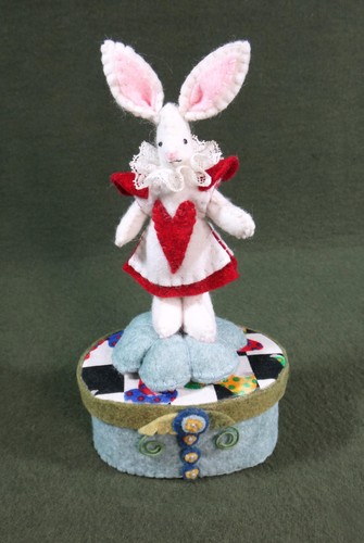 Unusual felt pin - cushion, march