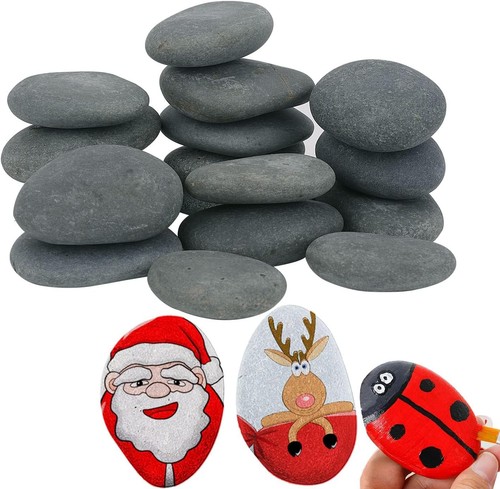 Pcs painting rock pebbles - 16,