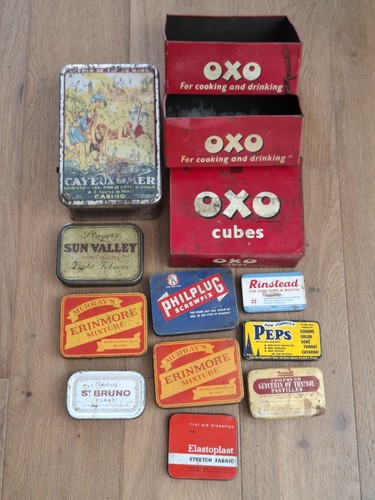 Vintage tins job - x,