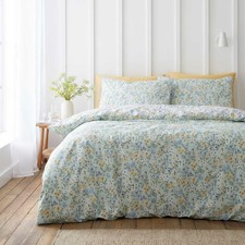 Cotton Green Floral Bedding