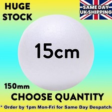 15cm 150mm Polystyrene Balls