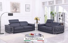 GENUINE Italian Leather Dark