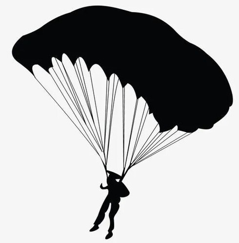 Paratrooper parachute - paratrooper,