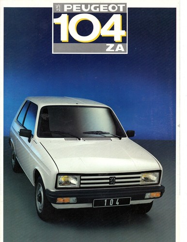 Peugeot 104 french issue - 104,