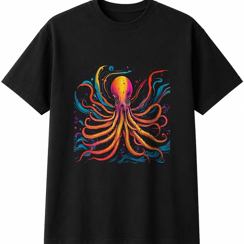 Giant squid sea ocean mens - squid,