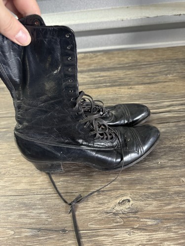 Victorian lace boots - victorian,