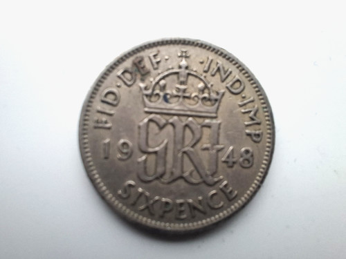 Pence 1948 george vi - pence,