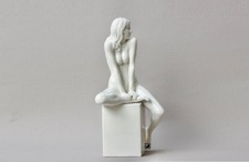 Nude Woman Standing on Bust