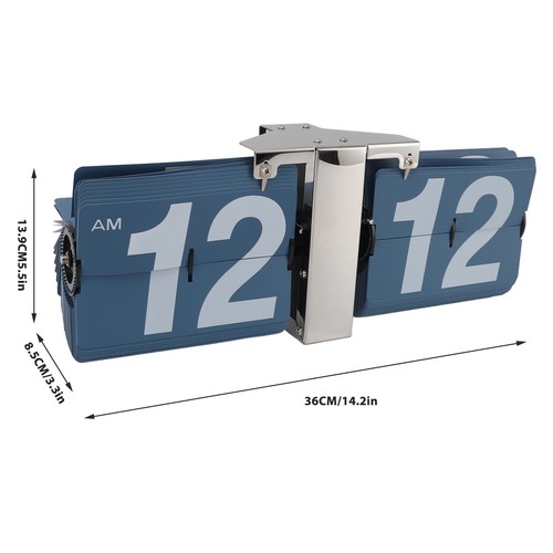 Digital flip down clock single - flip,