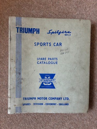 Triumph spitfire mk3 spare - triumph,