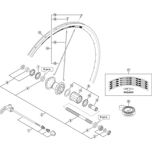 Shimano spares bicycle cycle - shimano,