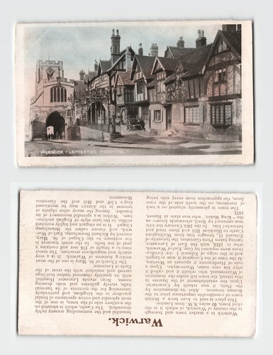 Postcard warwick leycester - -,